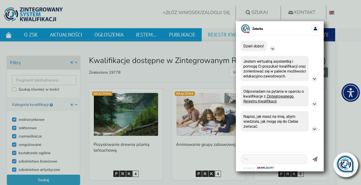 chatbot ZeteRKa