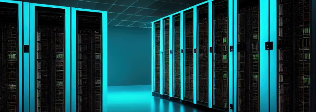 Pomieszczenie z komputerami