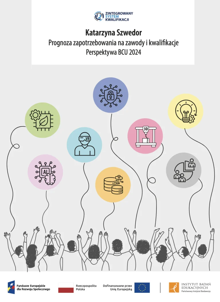 Okładka publikacji Prognoza zapotrzebowania na zawody i kwalifikacje. Perspektywa BCU
