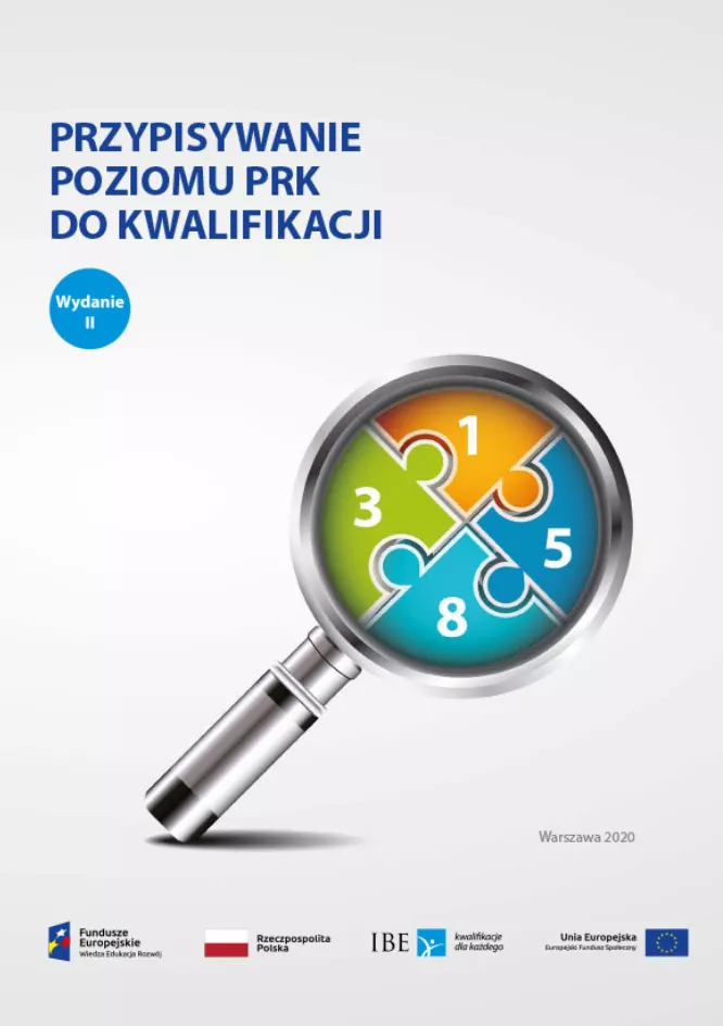 Okładka publikacji Przypisywanie poziomu PRK do kwalifikacji. Edycja II (2020)