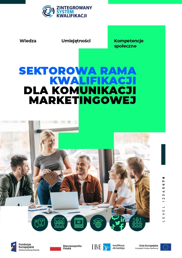 Okładka publikacji Sektorowa Rama Kwalifikacji dla Komunikacji Marketingowej (SRK KM)