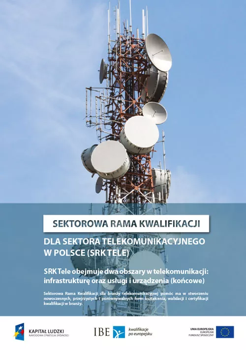 Okładka publikacji Sektorowa Rama Kwalifikacji dla Telekomunikacji (SRK Tele)