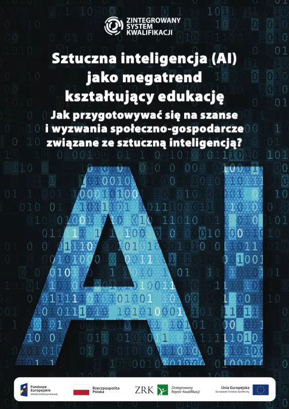 Okładka publikacji Sztuczna inteligencja (AI) jako megatrend kształtujący edukację