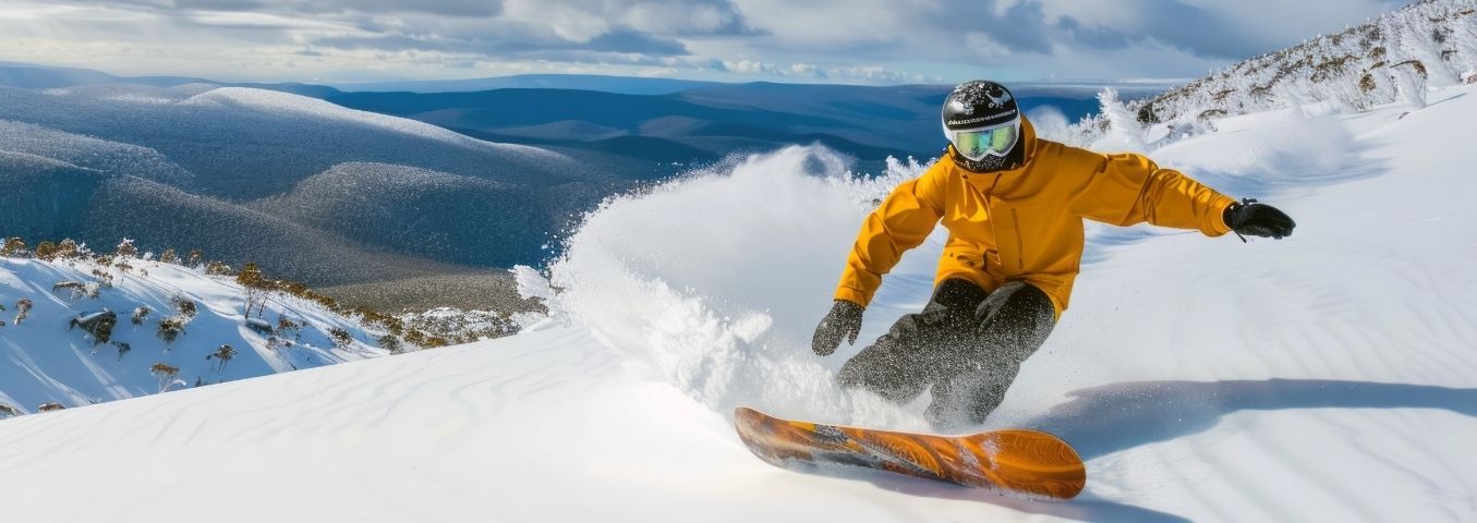 Człowiek jadący na desce